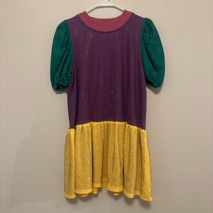 Queen of Sparkles Mardi Gras dress